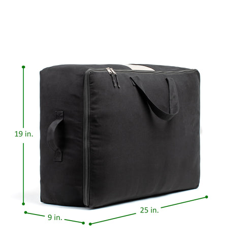 VeraMia king-queen size storage bag 25x19x9 inches for large bedding