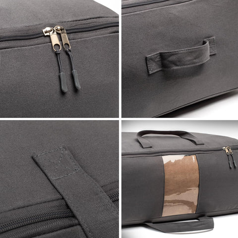 VeraMia scratch-resistant window keeps contents visible without sacrificing bag integrity.