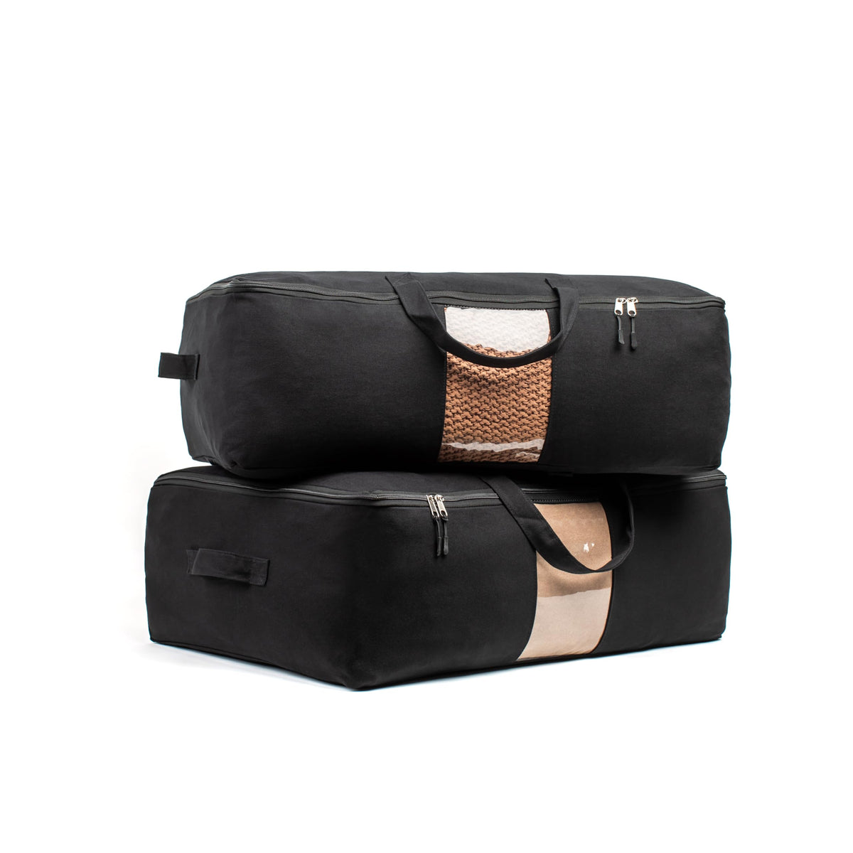 VeraMia soft canvas storage bag with four handles for easy lifting