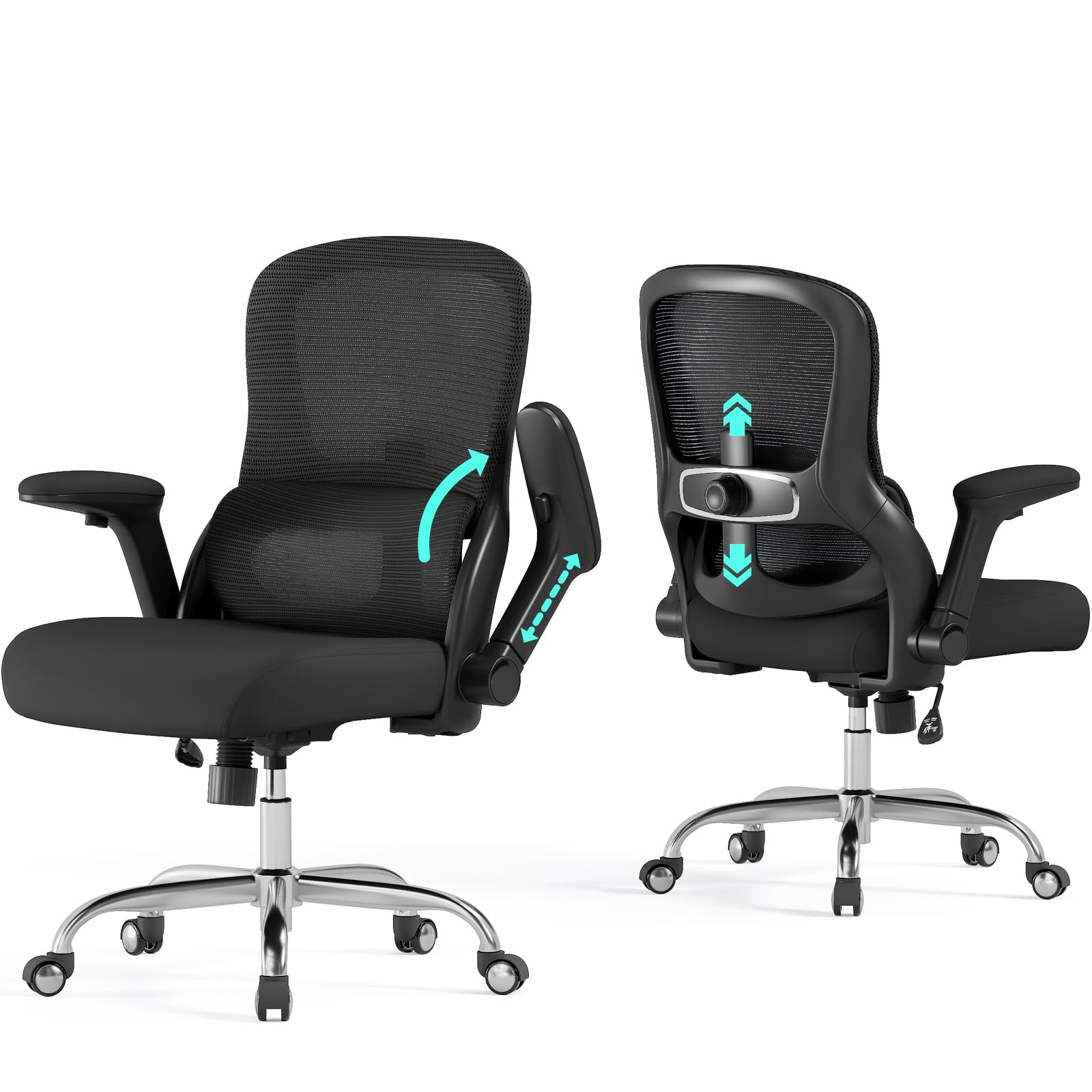Veratric full black design suited for modern home offices and gaming setups.