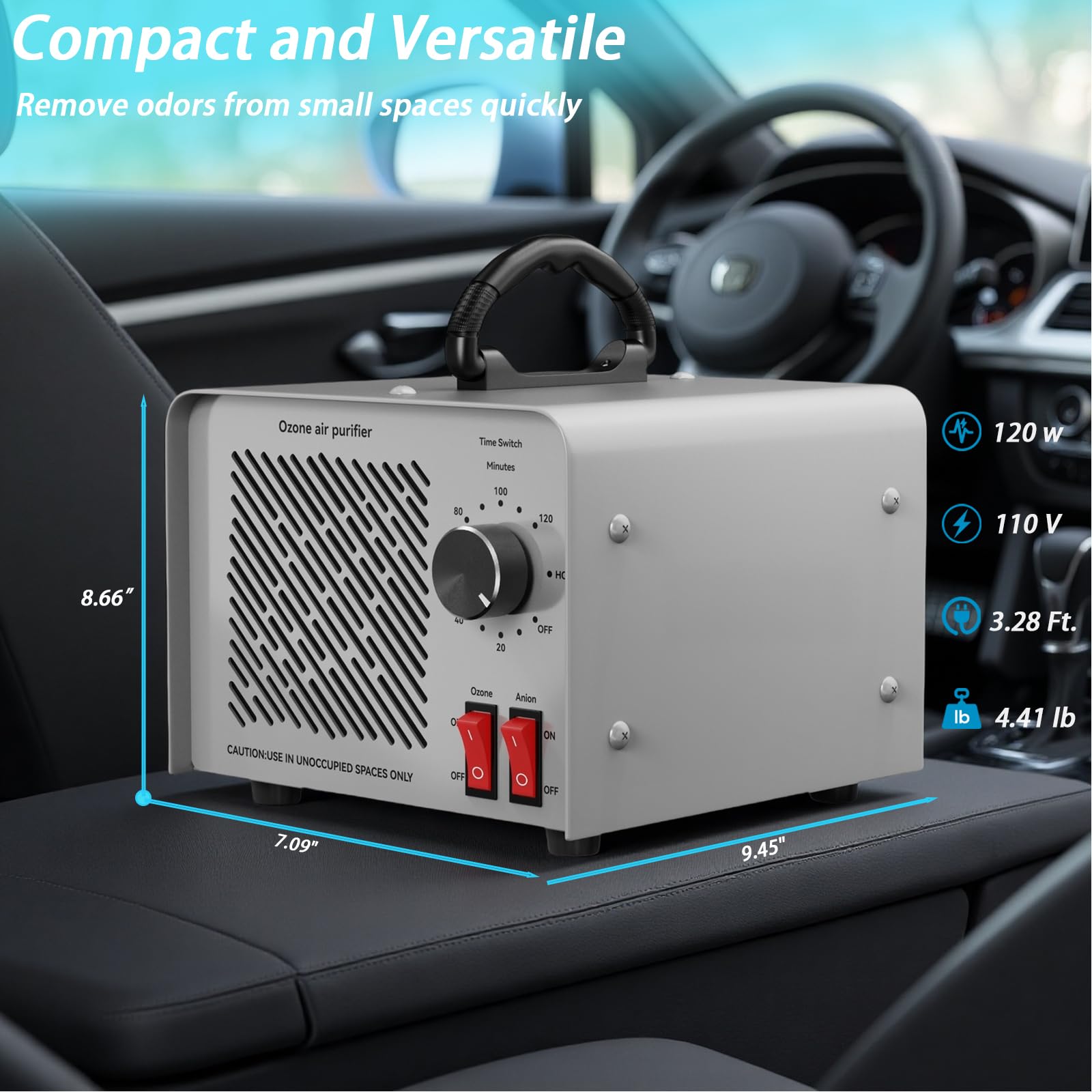 Verdecore 2-in-1 ozone and ion purification for clearer air