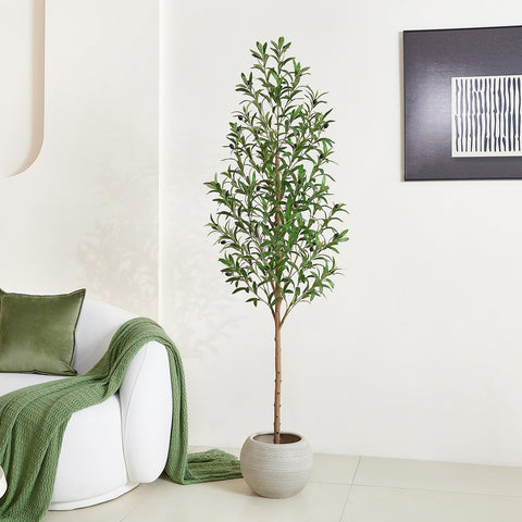 VeriNatural artificial olive tree indoors with lifelike foliage