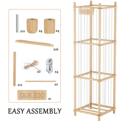 VERONLY easy-assembly design with clear instructions for quick setup.