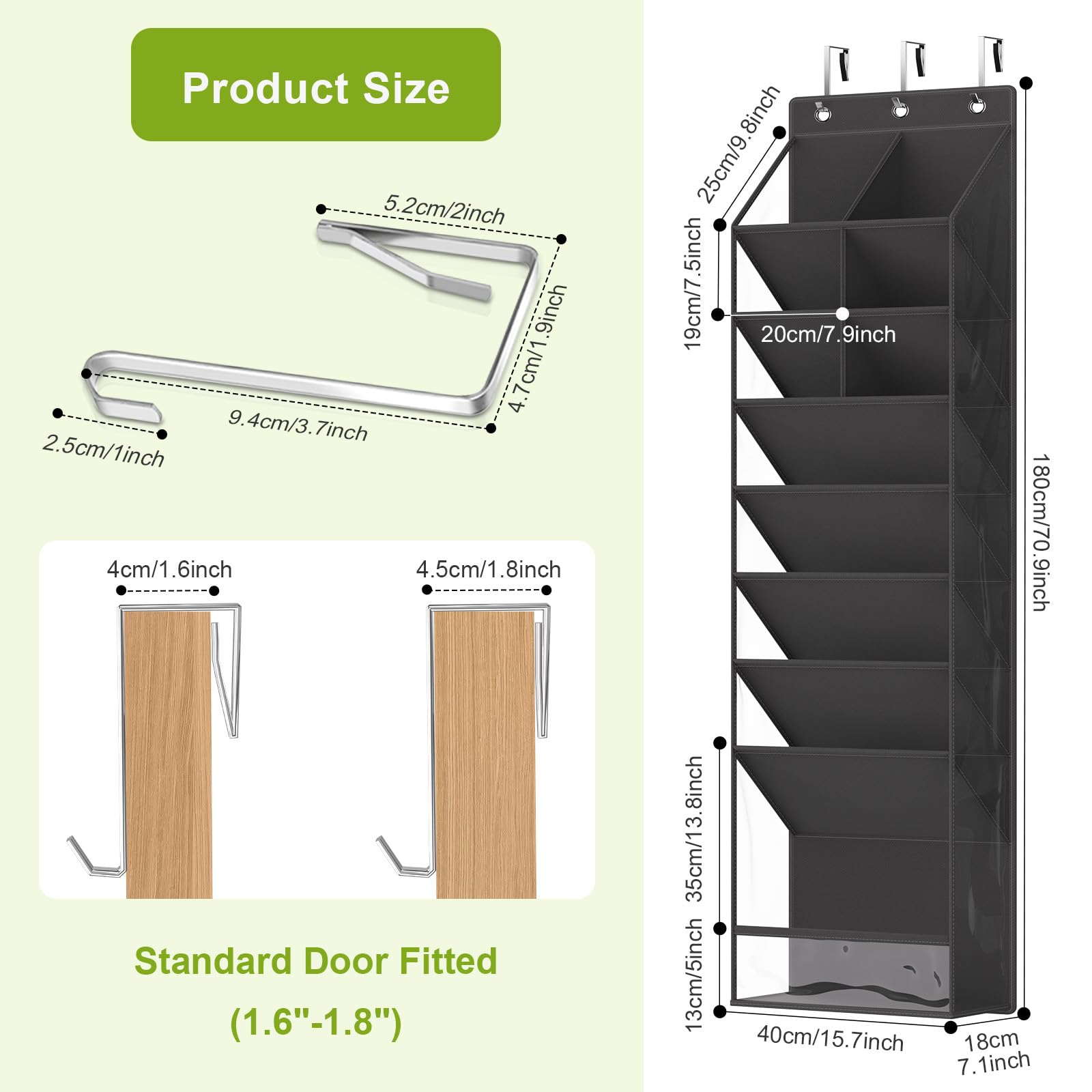 VERONLY bottom-tier boot storage demonstrates tall footwear fit without bending.