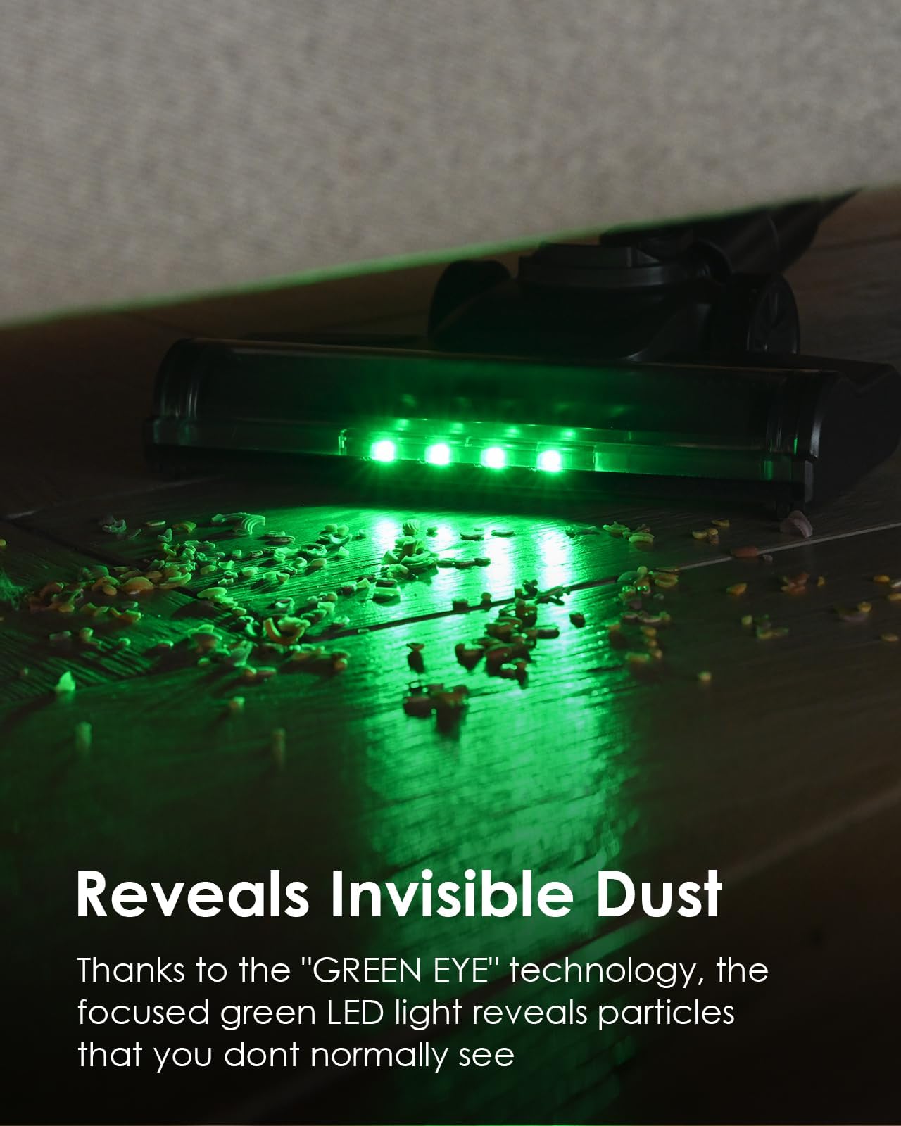 VersLife self-standing design enables convenient pauses without tipping during cleaning