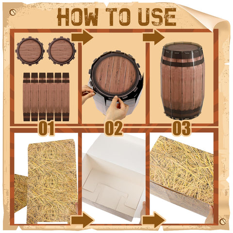 Vertintong hay box B pairs with decor for warm country vibes.