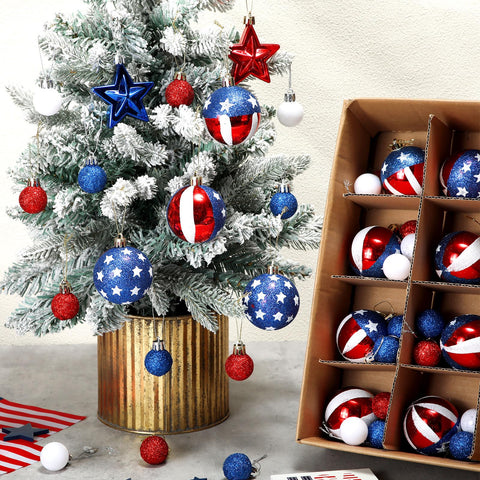 Vertintong Independence Day ornament with glossy finish adds vibrant touch to gatherings