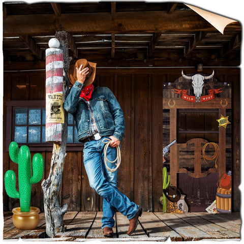 Vertintong inflatable cactus stands tall for playful western party vibes.
