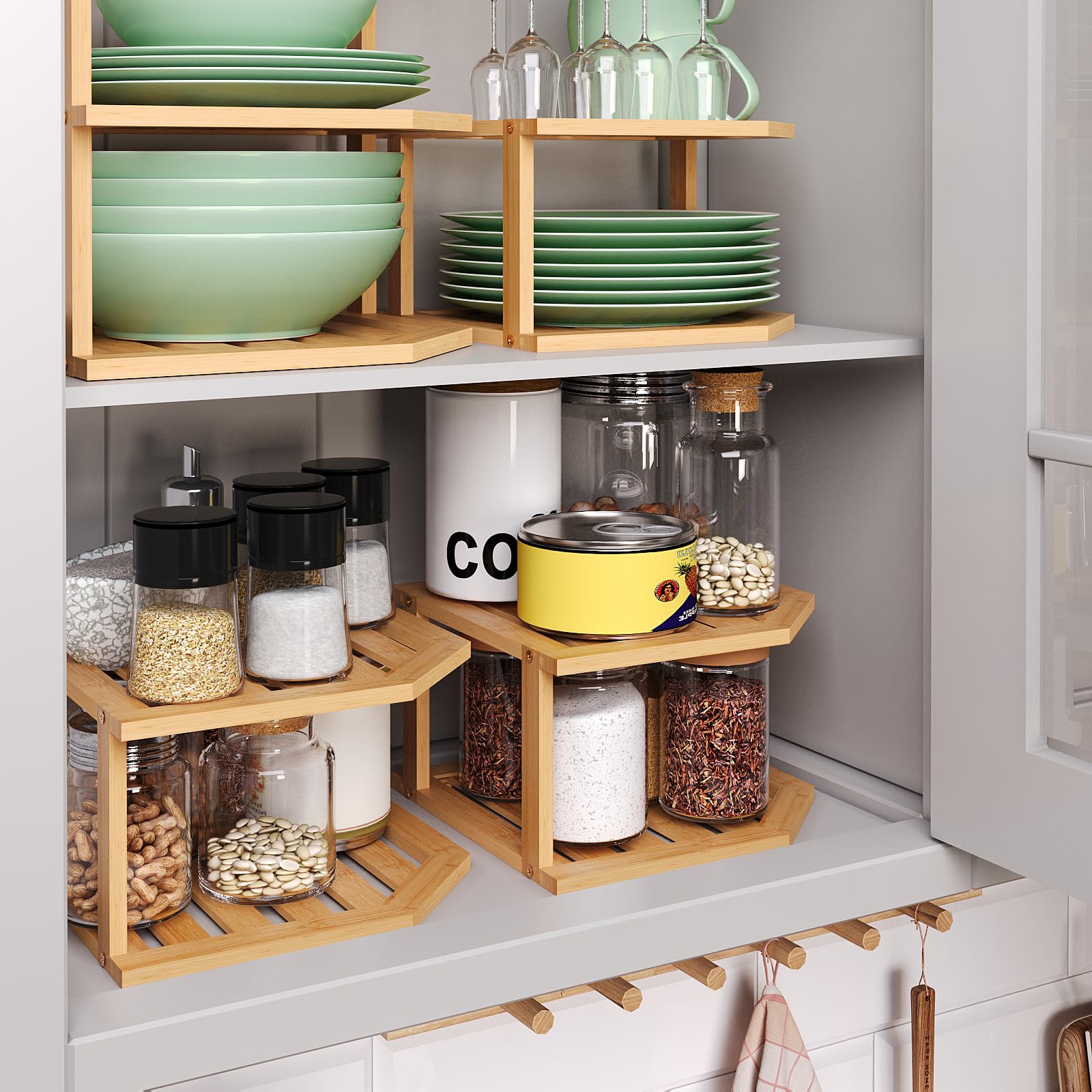 VERTORGAN corner shelf offers durable storage with sturdy joints
