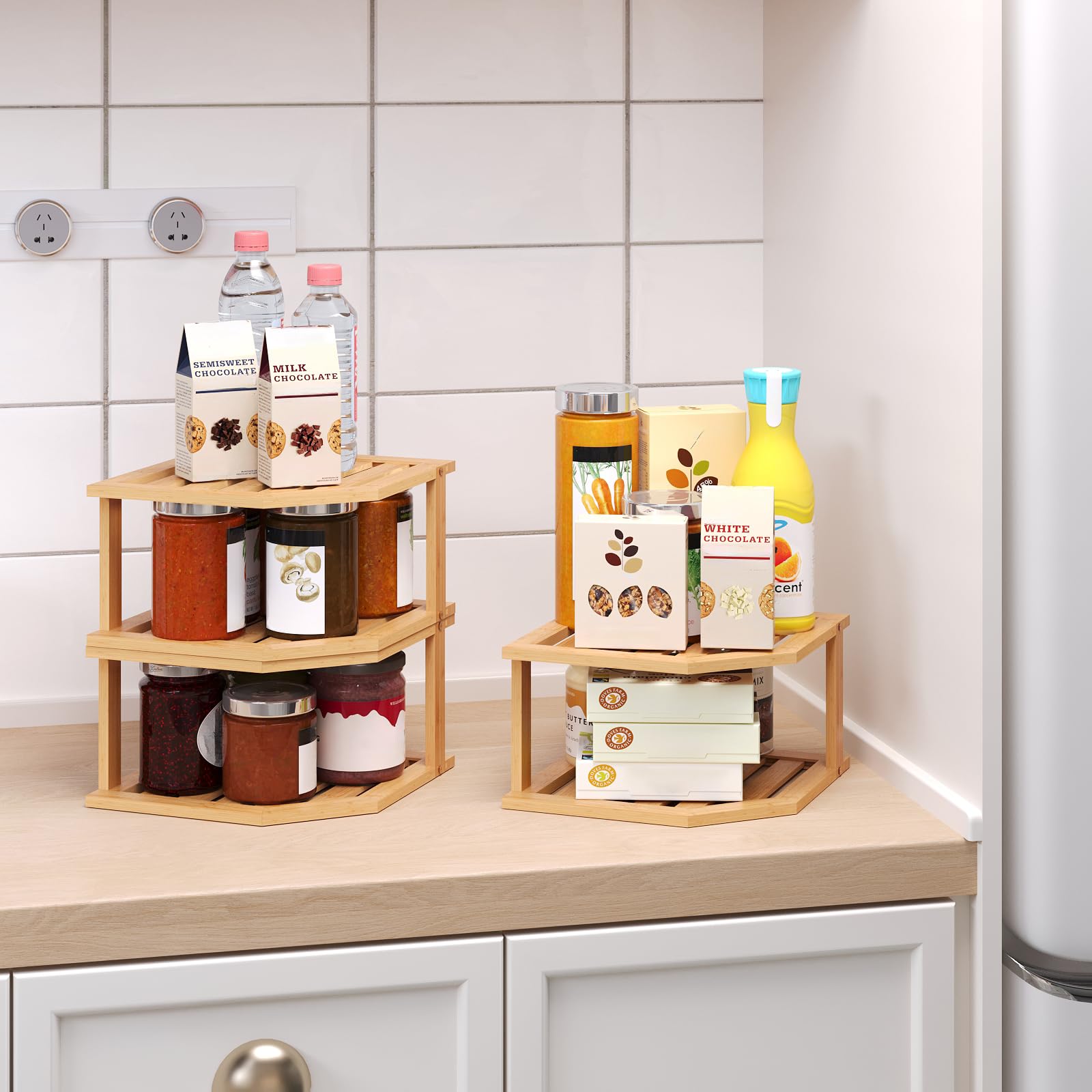 VERTORGAN countertop organizer with coating, easy to wipe clean