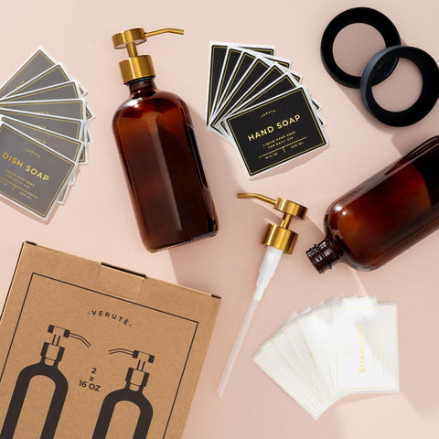 Verute gift-ready dispenser set for easy gifting