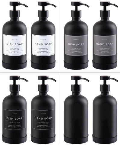 Verute HAND SOAP label on bottle ensures quick identification.