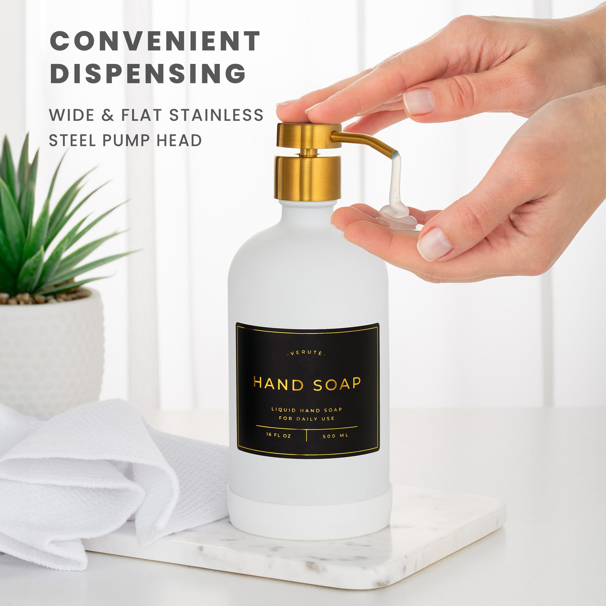 Verute non slip silicone base protects counters during daily use