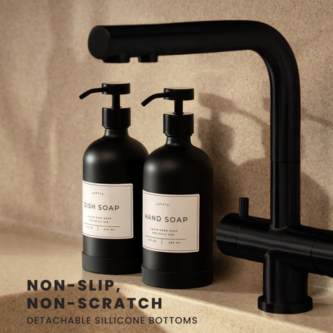Verute stainless-steel pump close-up emphasizes durability and smooth dispensing.