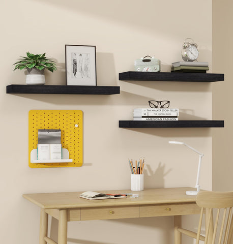 Vervida living room display shelves showcase decor while keeping surfaces tidy
