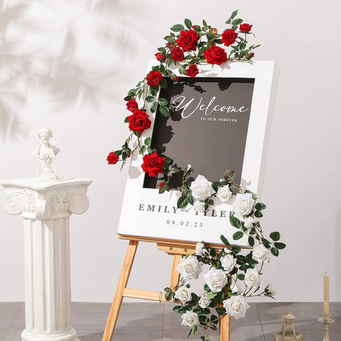 Veryhome Rose Vine leaves detail highlighting natural texture