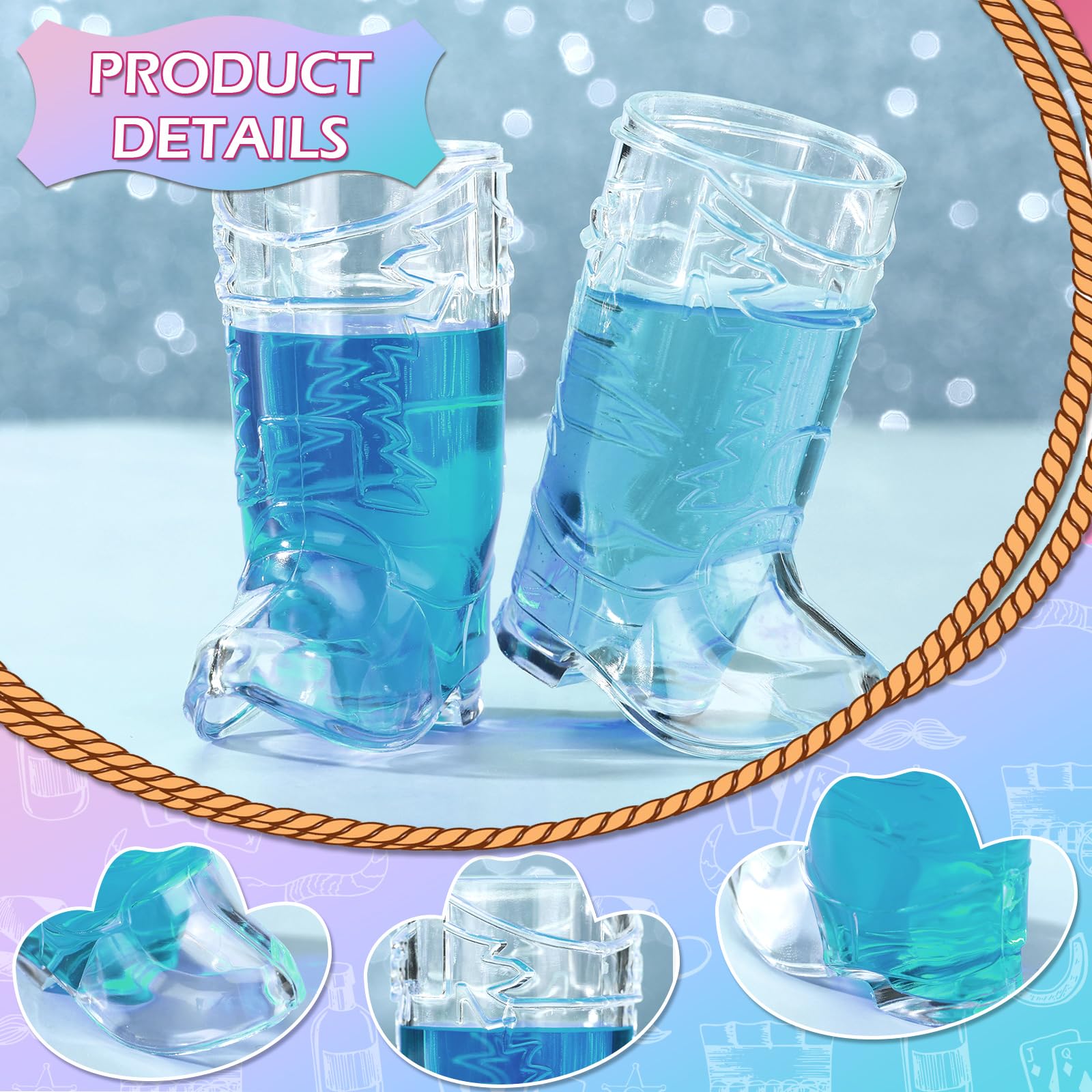 Vesici mini party favors decor set simplifies event styling.