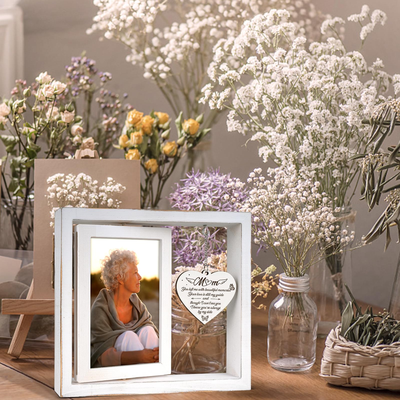 Vetbuosa memorial frame with plexiglass cover for clear protection