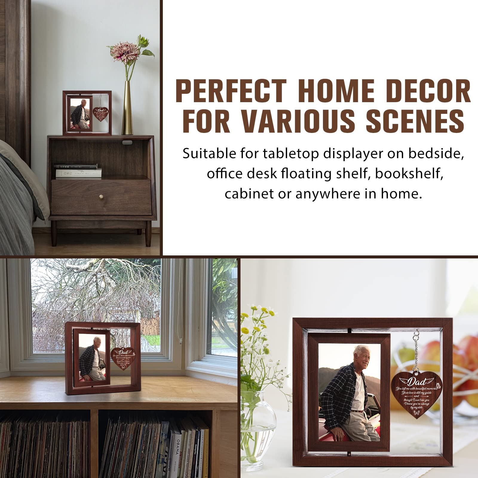 Vetbuosa two-photo display frame blends with various decors