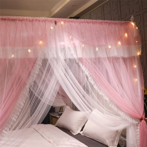 VETHIN bedroom canopy creates a magical princess vibe for girls.