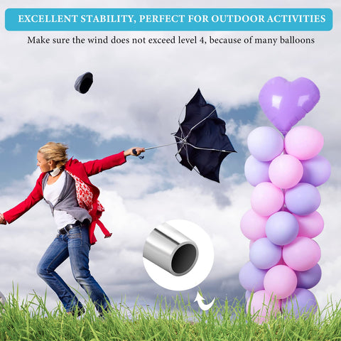 VETOGETHER 45 clips secure balloons quickly for clean, professional-looking columns