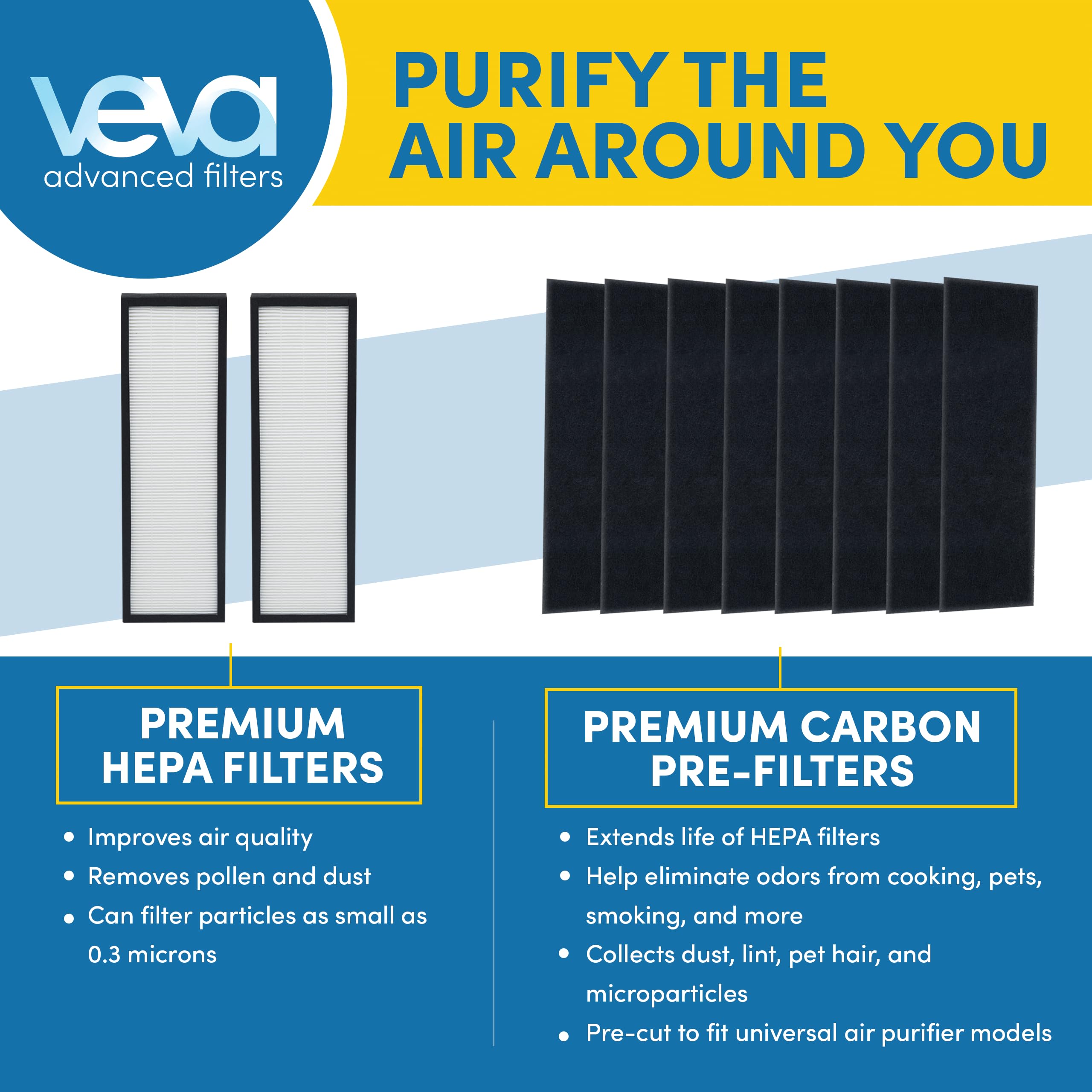 VEVA filter installation made simple for quick refreshing of your purifier