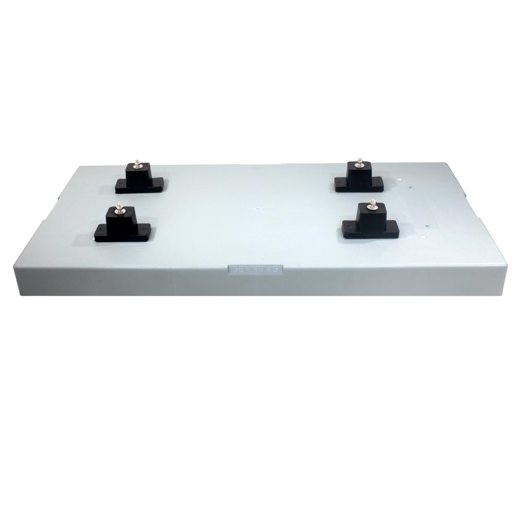 VEVEVA pad anti-slip surface keeps outdoor units secure on grass, gravel, or soil.