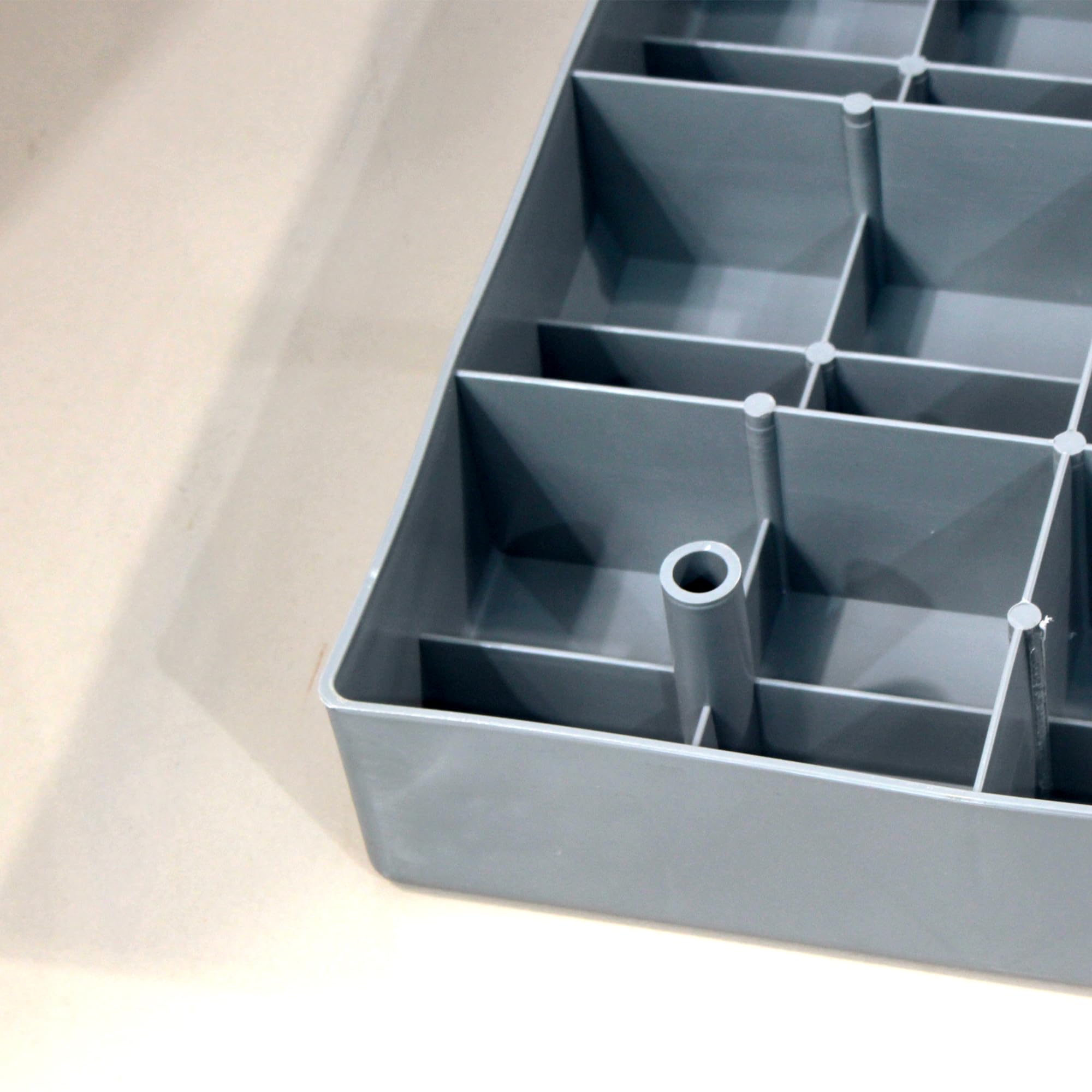 VEVEVA polypropylene pad provides lightweight, eco-friendly support for HVAC equipment.