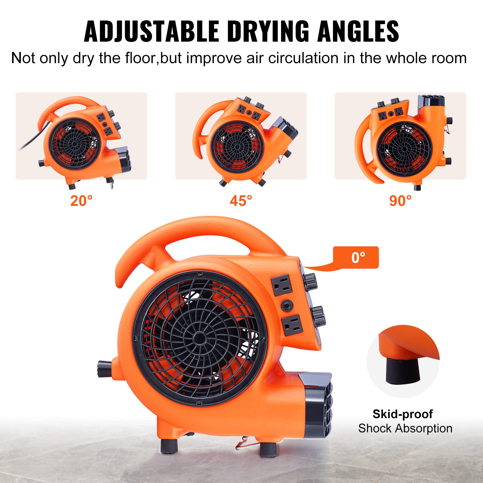 VEVOR Air Mover ready to use right out of the box