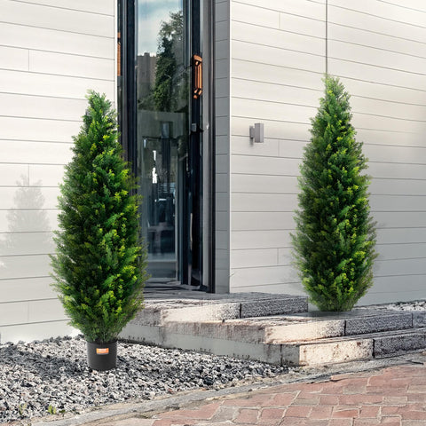 VEVOR compact base design with cement-filled pot.