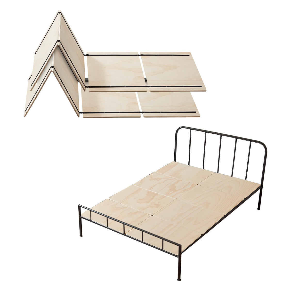 VEVOR bunkie board full-size 51x71 offering solid mattress support and extended life.
