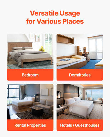 VEVOR bunkie board standard fit for beds, dorms, and guest rooms.