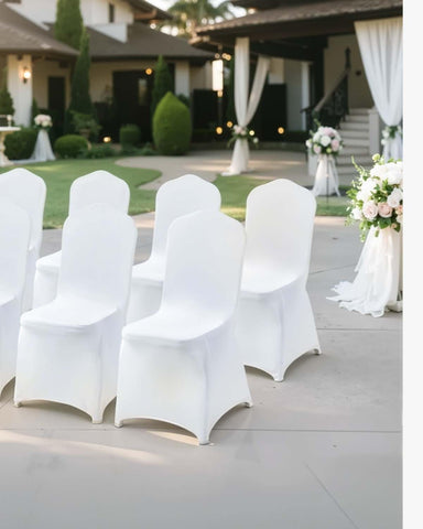 VEVOR dining event chair cover creates a polished table setting