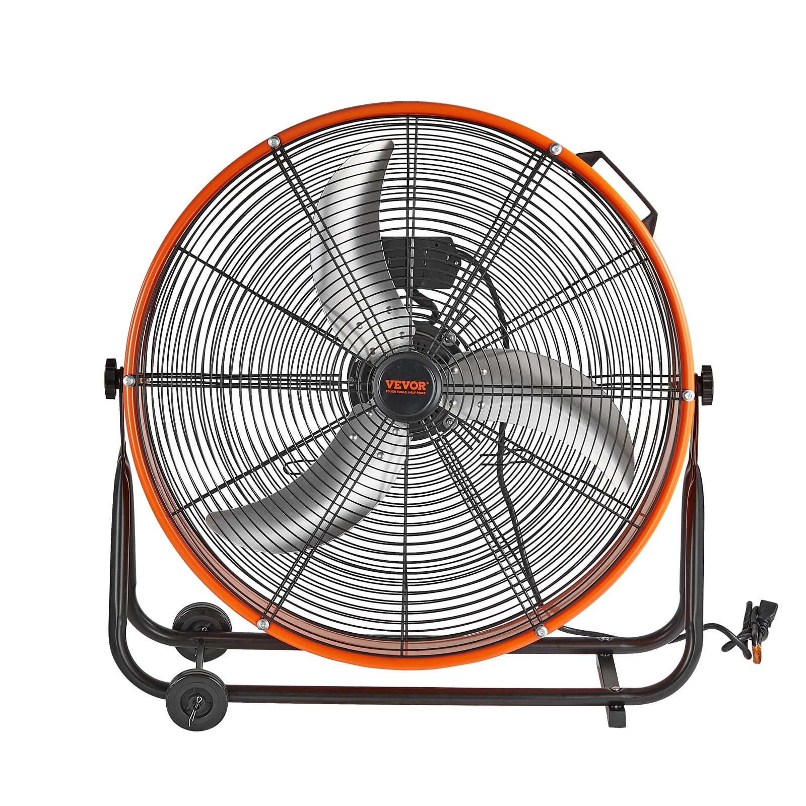 VEVOR Drum Fan operates with low noise for basements and workshops