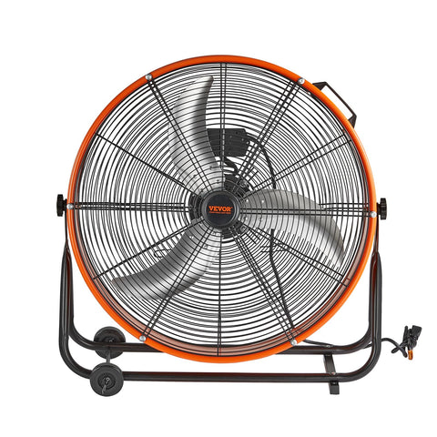 VEVOR Drum Fan operates with low noise for basements and workshops