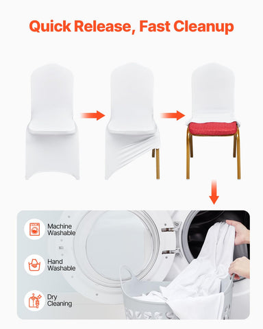 VEVOR easy-care fabric cleans quickly by hand or machine after use