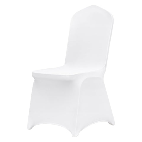 VEVOR flat-front white chair cover enables quick reuse