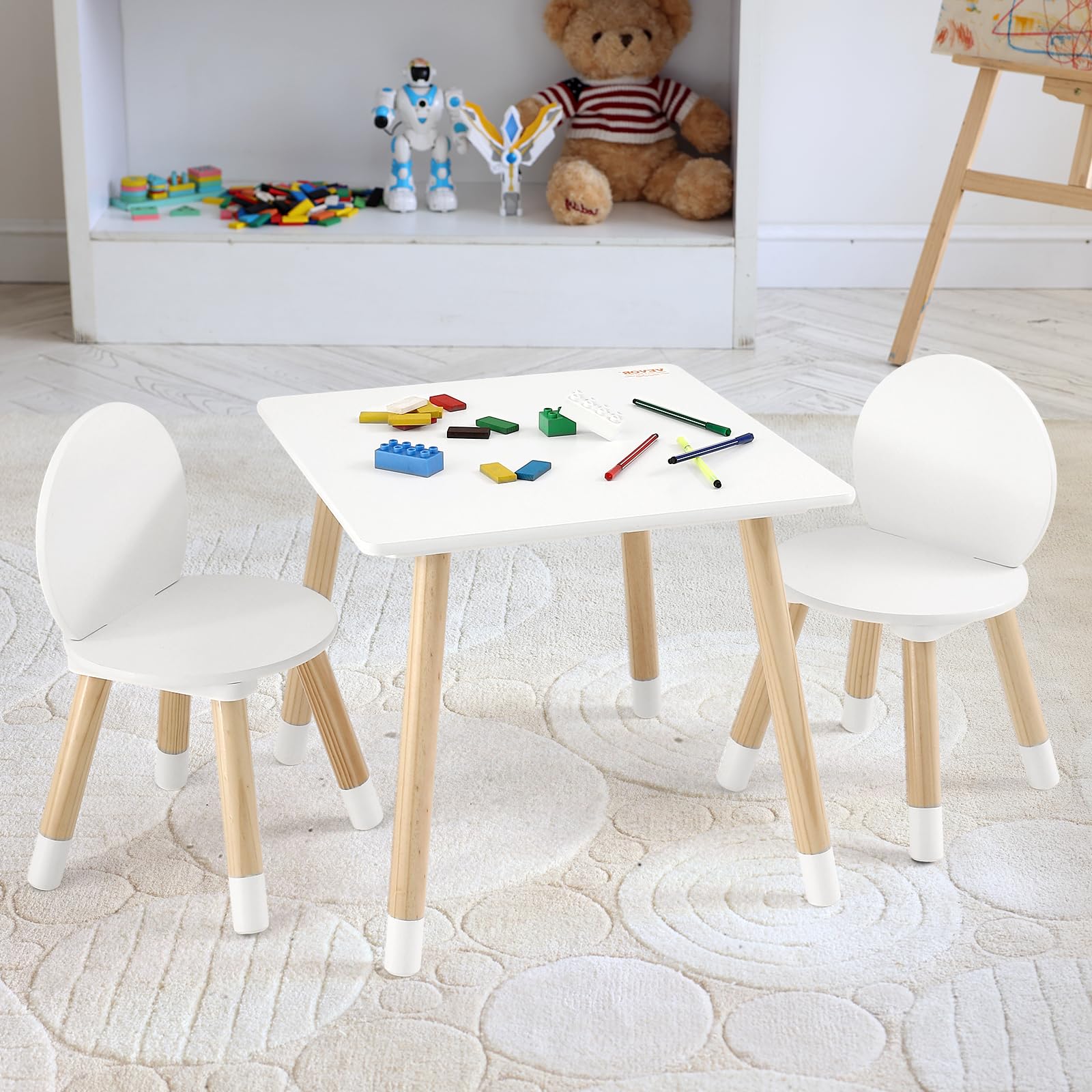 VEVOR kids table and chairs suitable for ages 2 to 8
