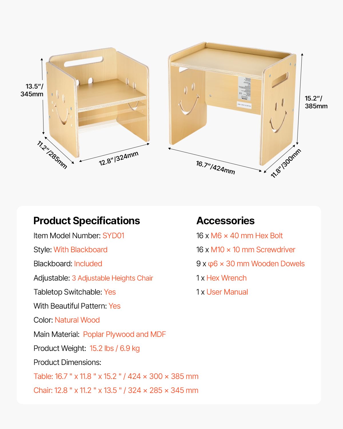 VEVOR multi-use furniture supports art, meals, and quiet reading