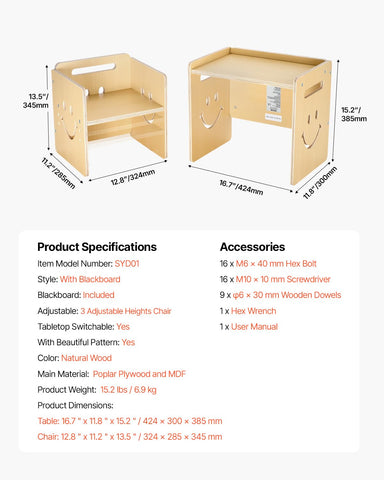 VEVOR multi-use furniture supports art, meals, and quiet reading