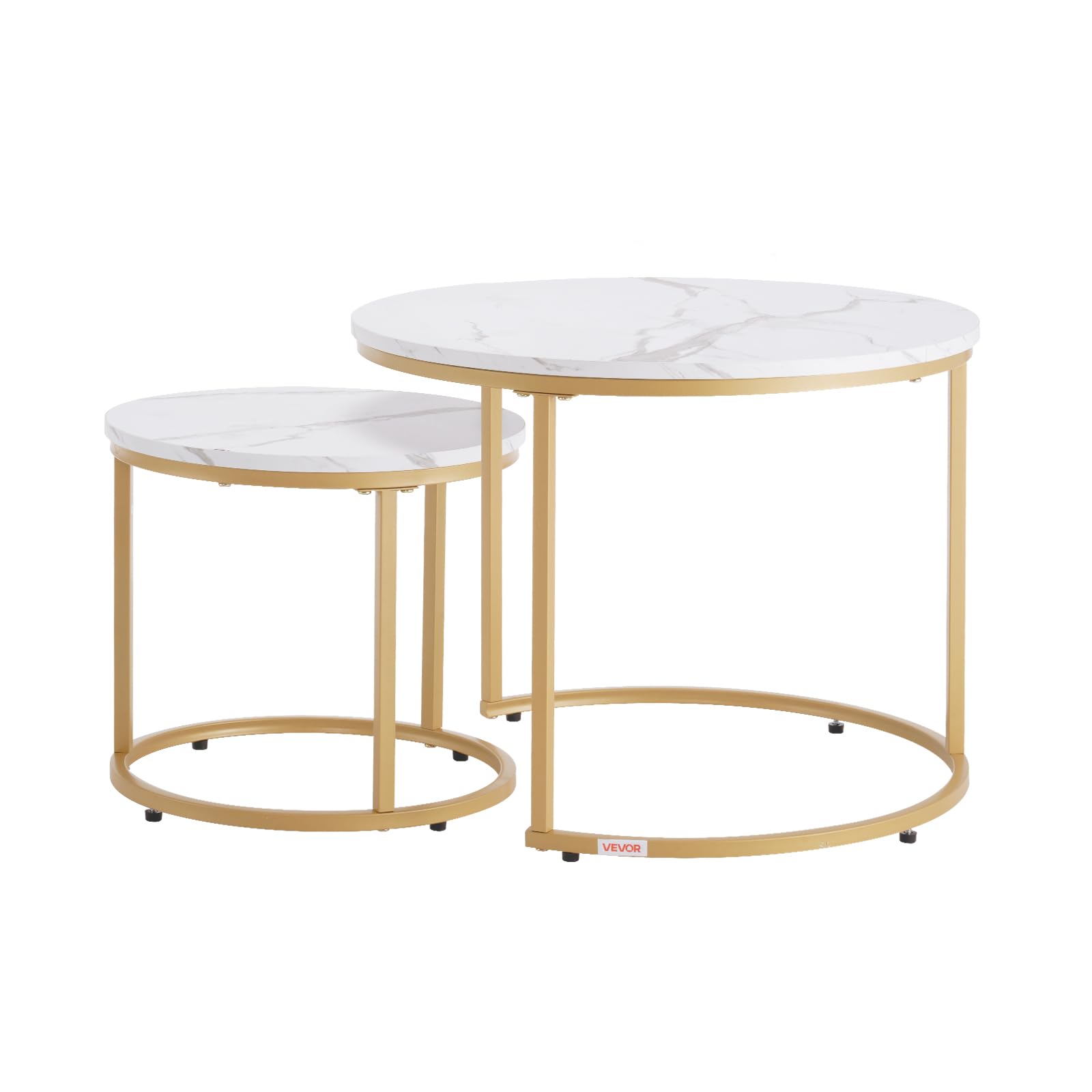 VEVOR nesting coffee table assembly step guides quick setup