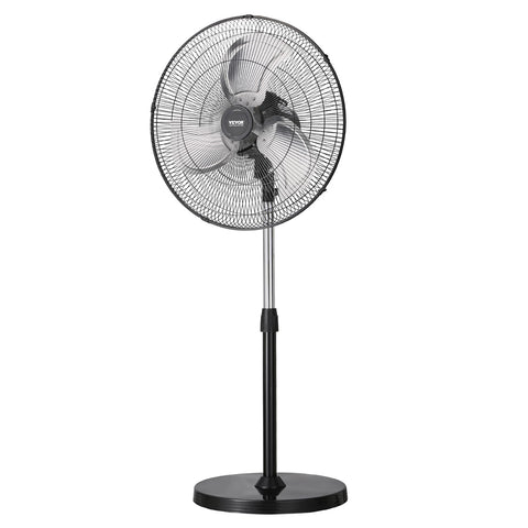 VEVOR pedestal fan delivers wide air delivery coverage across a room