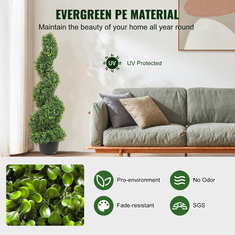 VEVOR replaceable leaves topiary ensures quick upkeep and longevity for busy homes.