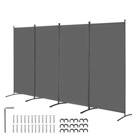VEVOR room divider four panels in setup mode offering flexible privacy