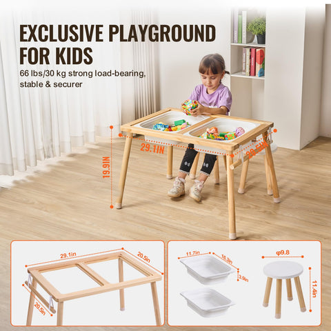 VEVOR Sensory Table paper roll holder in use for quick drawing sessions.