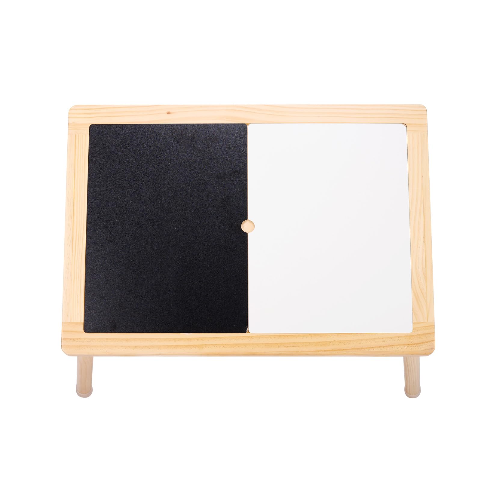 VEVOR Sensory Table showing folded storage bins for easy toy organization.
