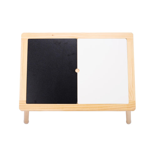 VEVOR Sensory Table showing folded storage bins for easy toy organization.
