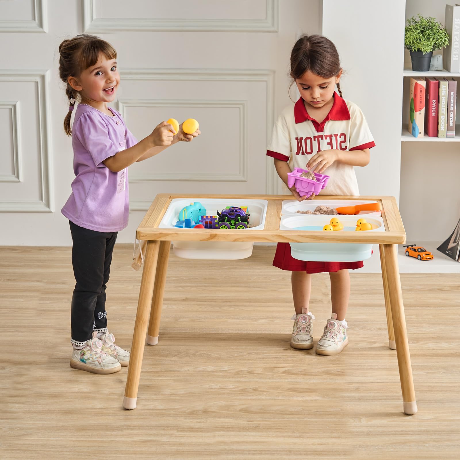 VEVOR non-slip feet protect floors and stabilize during active play.