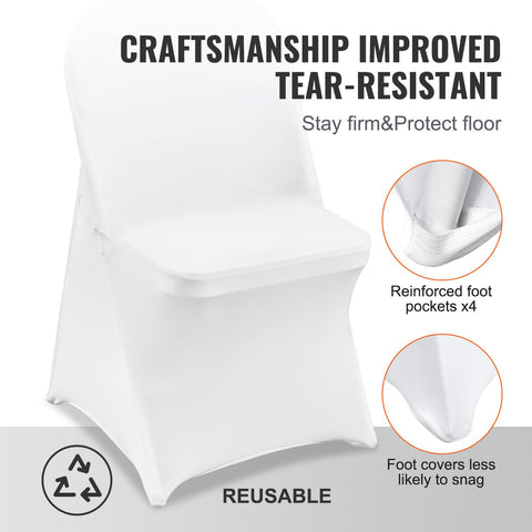 VEVOR stretch spandex chair cover for party setup unifies seating.
