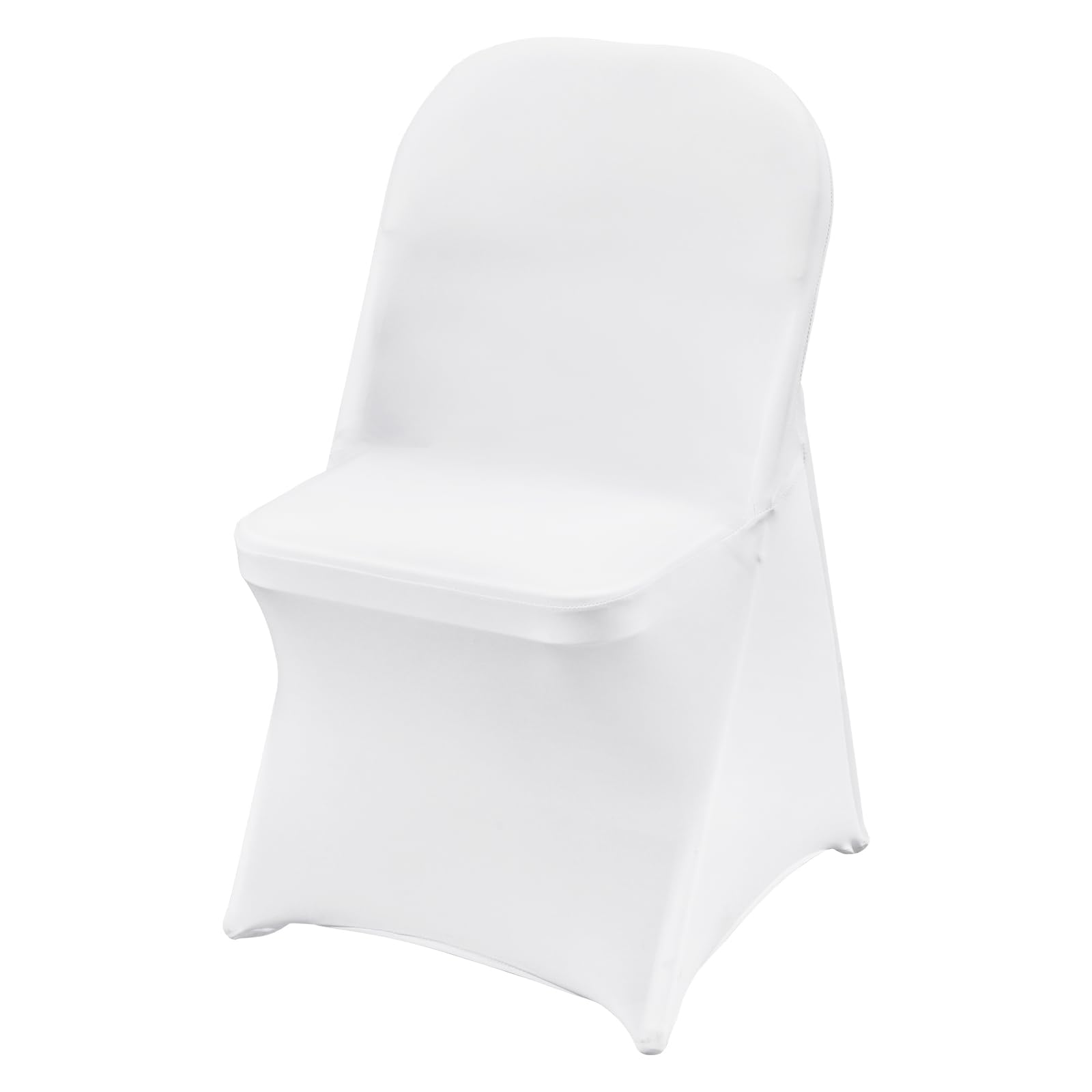 VEVOR stretch spandex chair cover in white creates a clean backdrop.